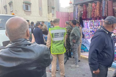 العيون..حملة تحرير الملك العمومي يقودها قائد المقاطعة الثامنة